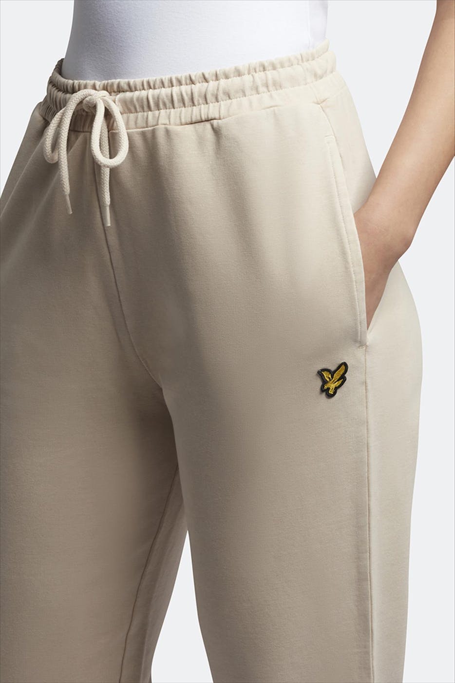 Lyle & Scott - Beige Garnment Dye sweatpant