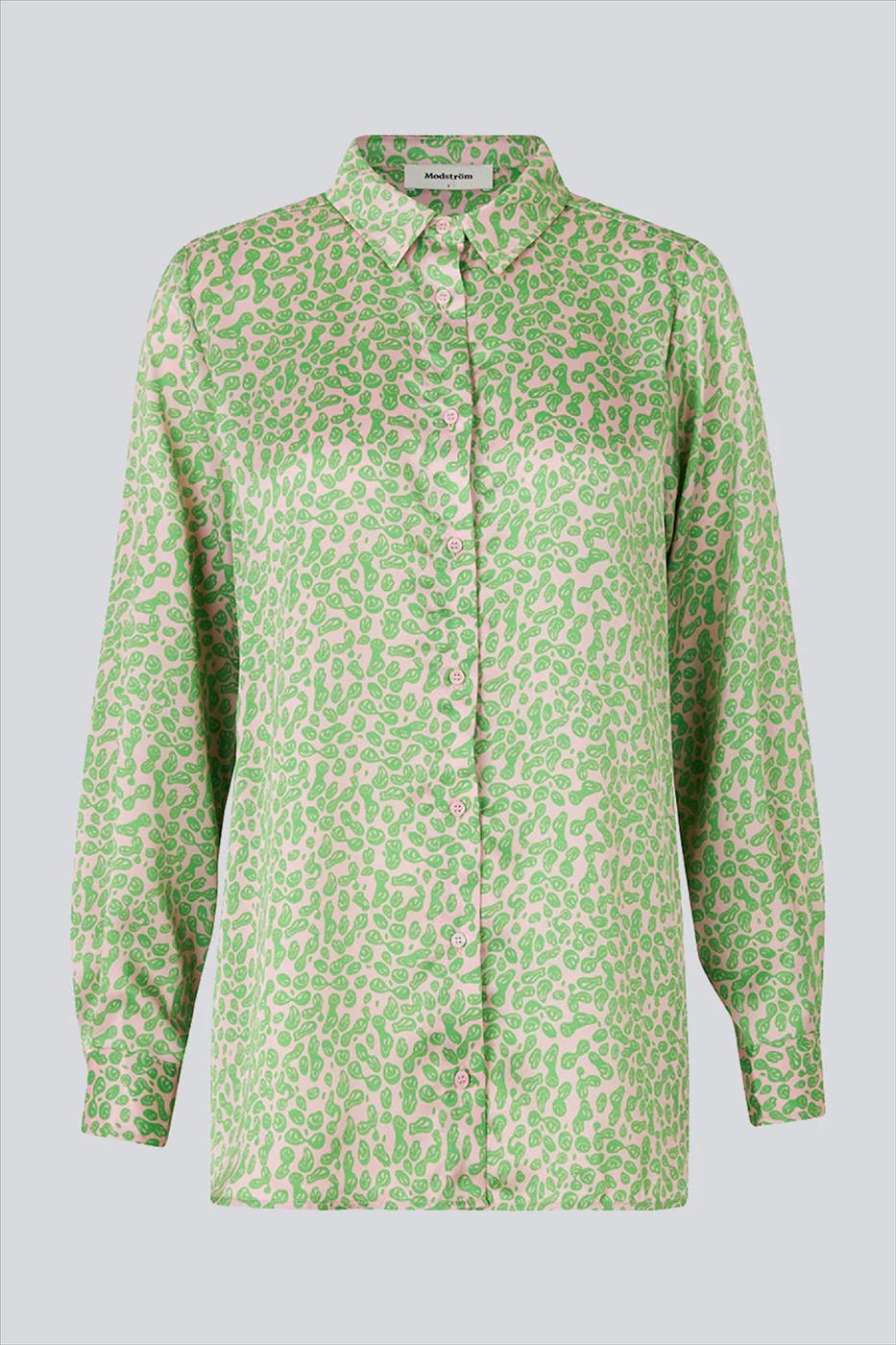 Modström - Roze-groene Clarke blouse