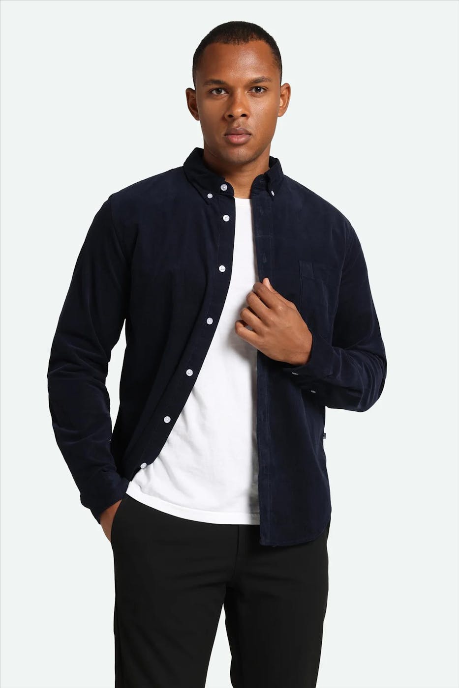 Minimum - Donkerblauw Colt hemd