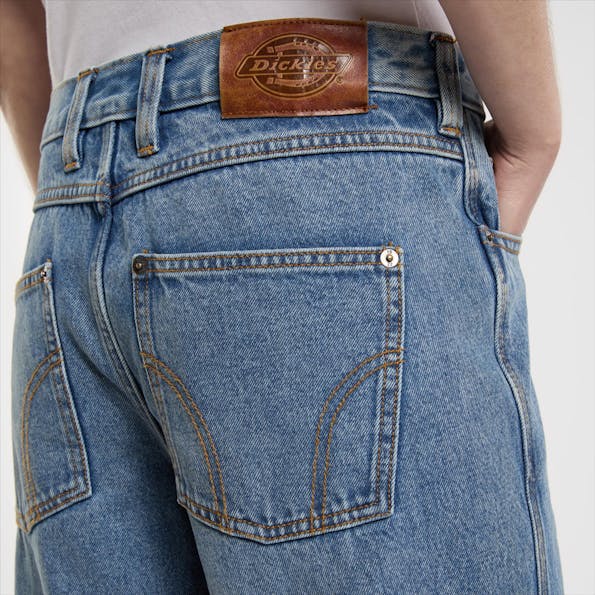 Dickies - Blauwe Farner relaxed straight jeans
