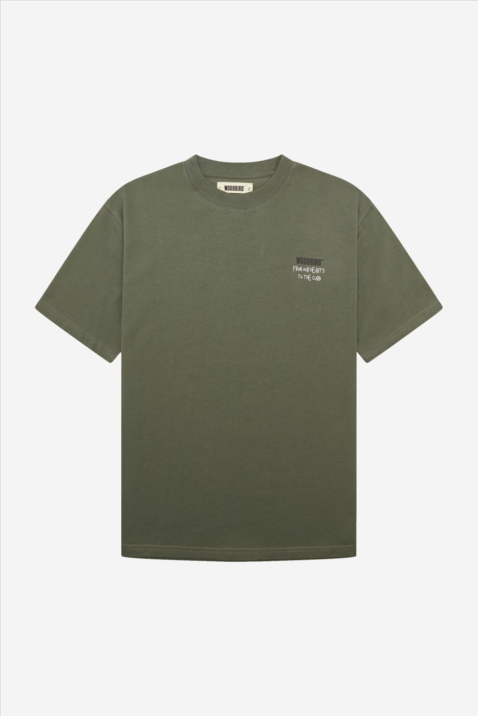 WOODBIRD - Groene Bain State T-shirt