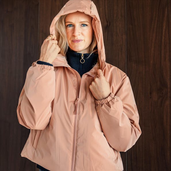 RAINS - Lichtoranje Lohja Short Insulated jas