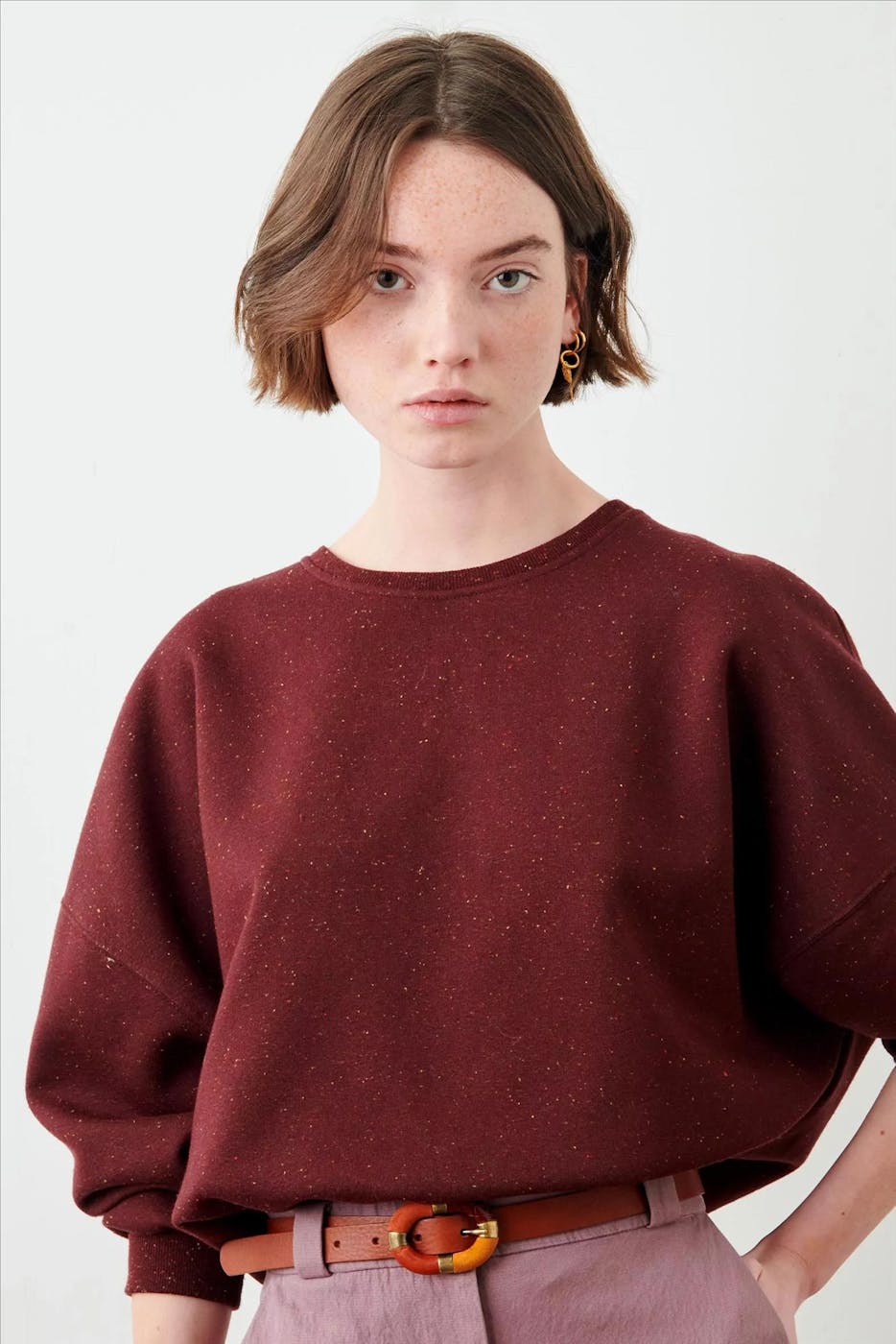 Sessùn - Bordeaux Chebbi sweater