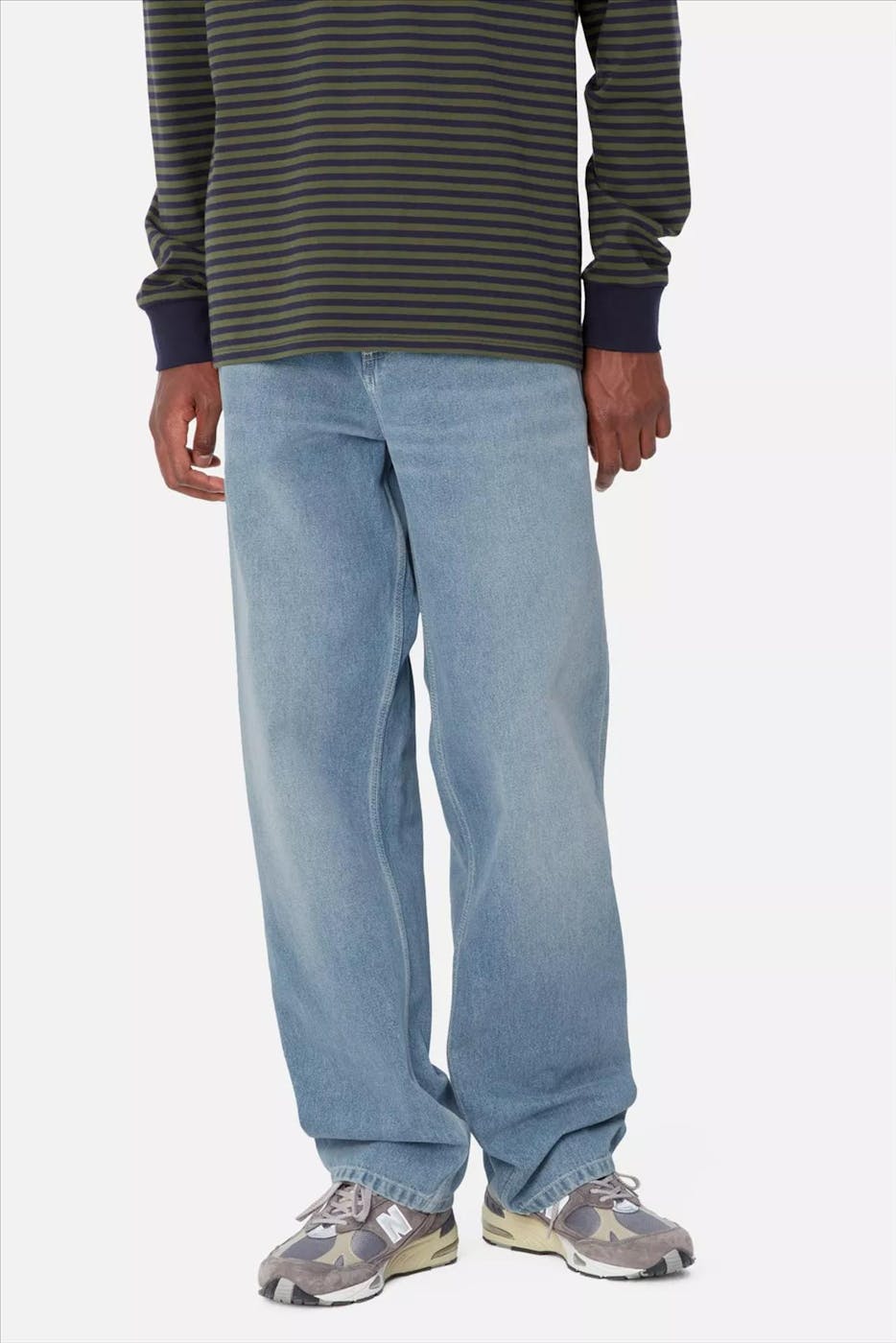Carhartt WIP - Lichtblauwe straight Simple pant