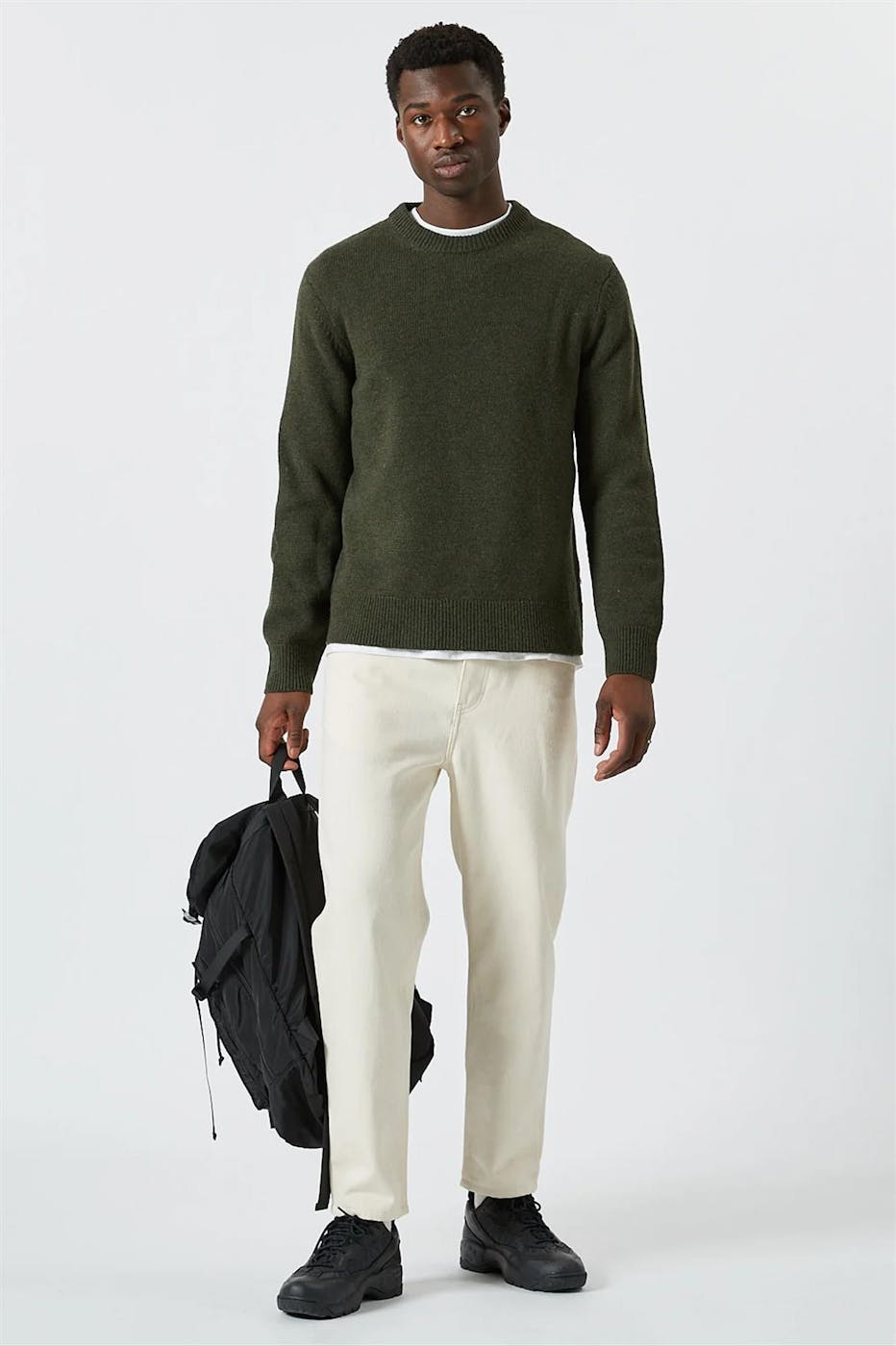 Minimum - Donkergroene Gemo trui