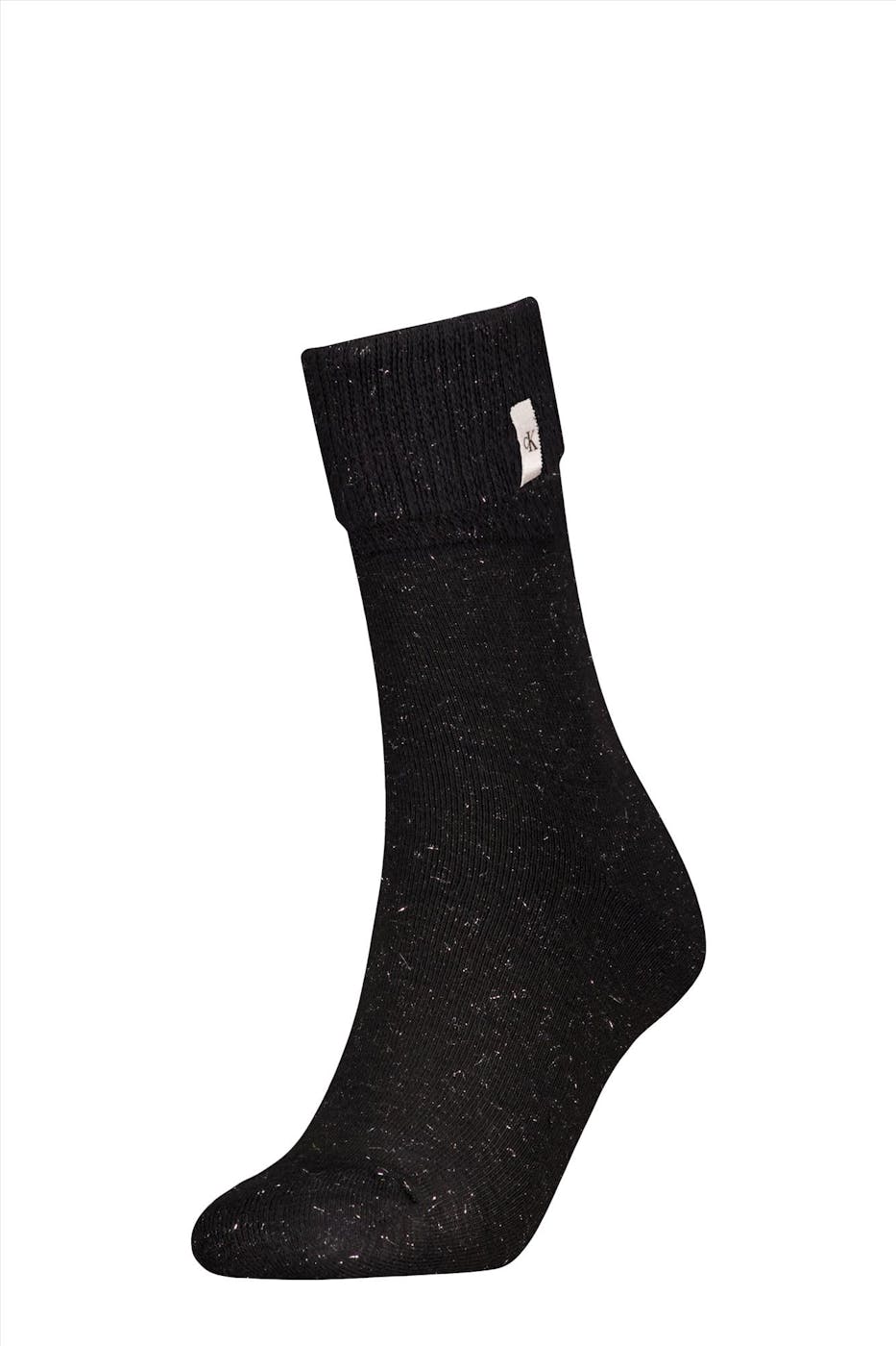 Calvin Klein - Zwarte Glitter Home sokken