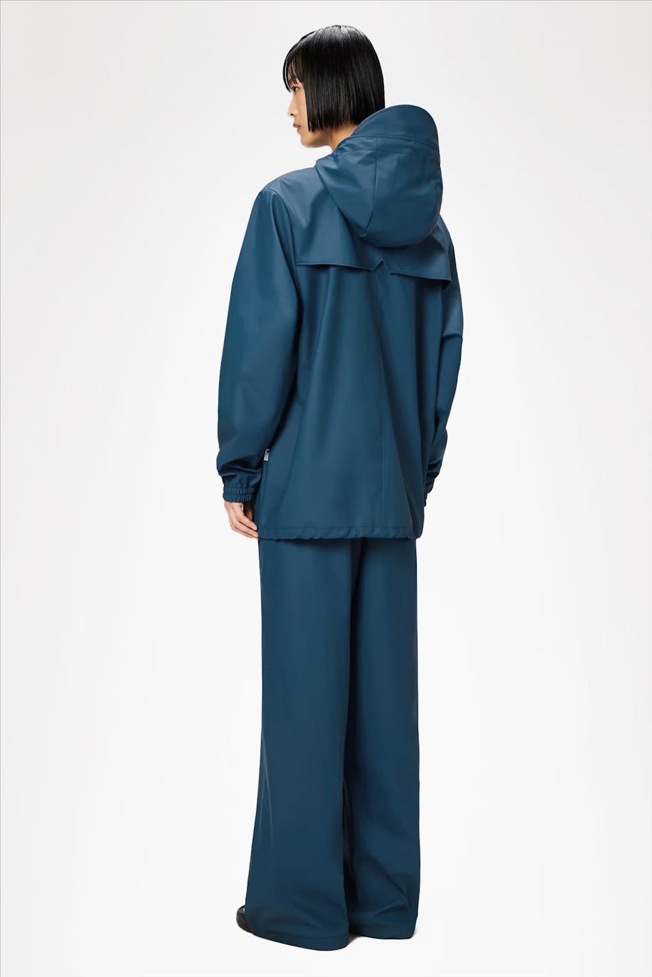 RAINS - Middenblauwe Storm Breaker jas