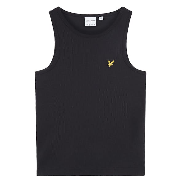 Lyle & Scott - Zwarte logo top