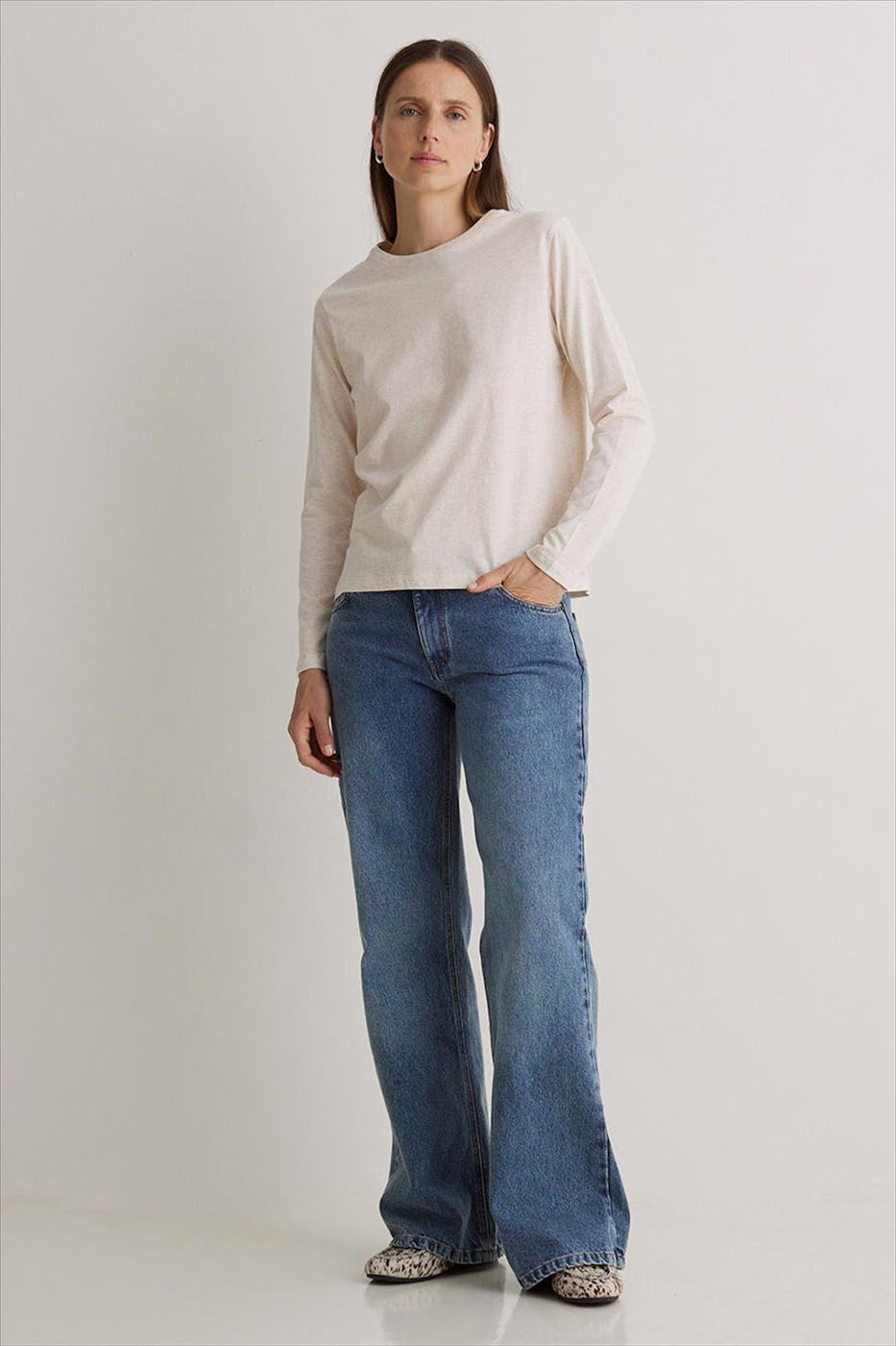YERSE - Ecru Basic longsleeve
