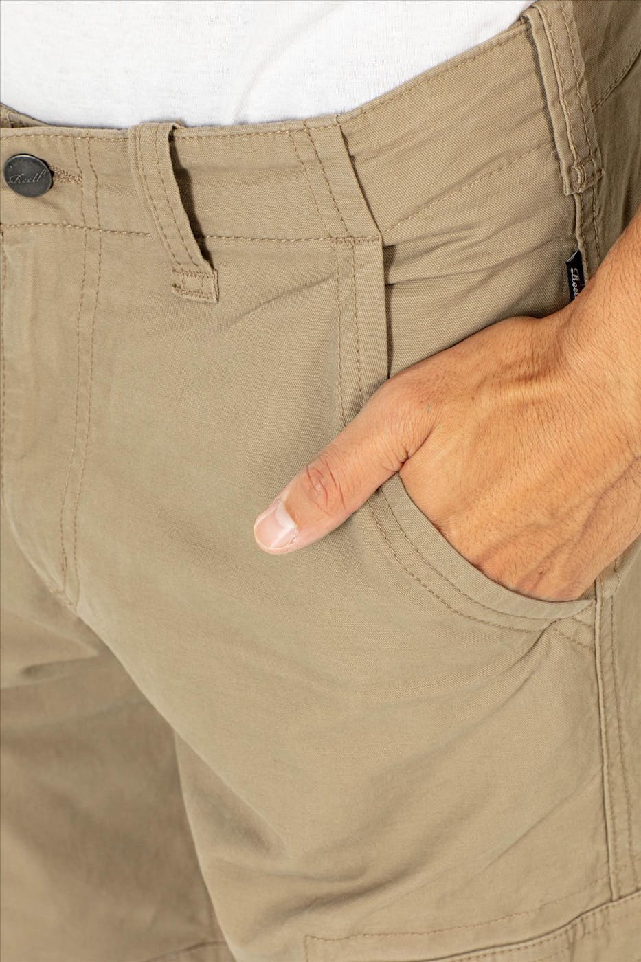 Reell - Beige Flex Cargo broek