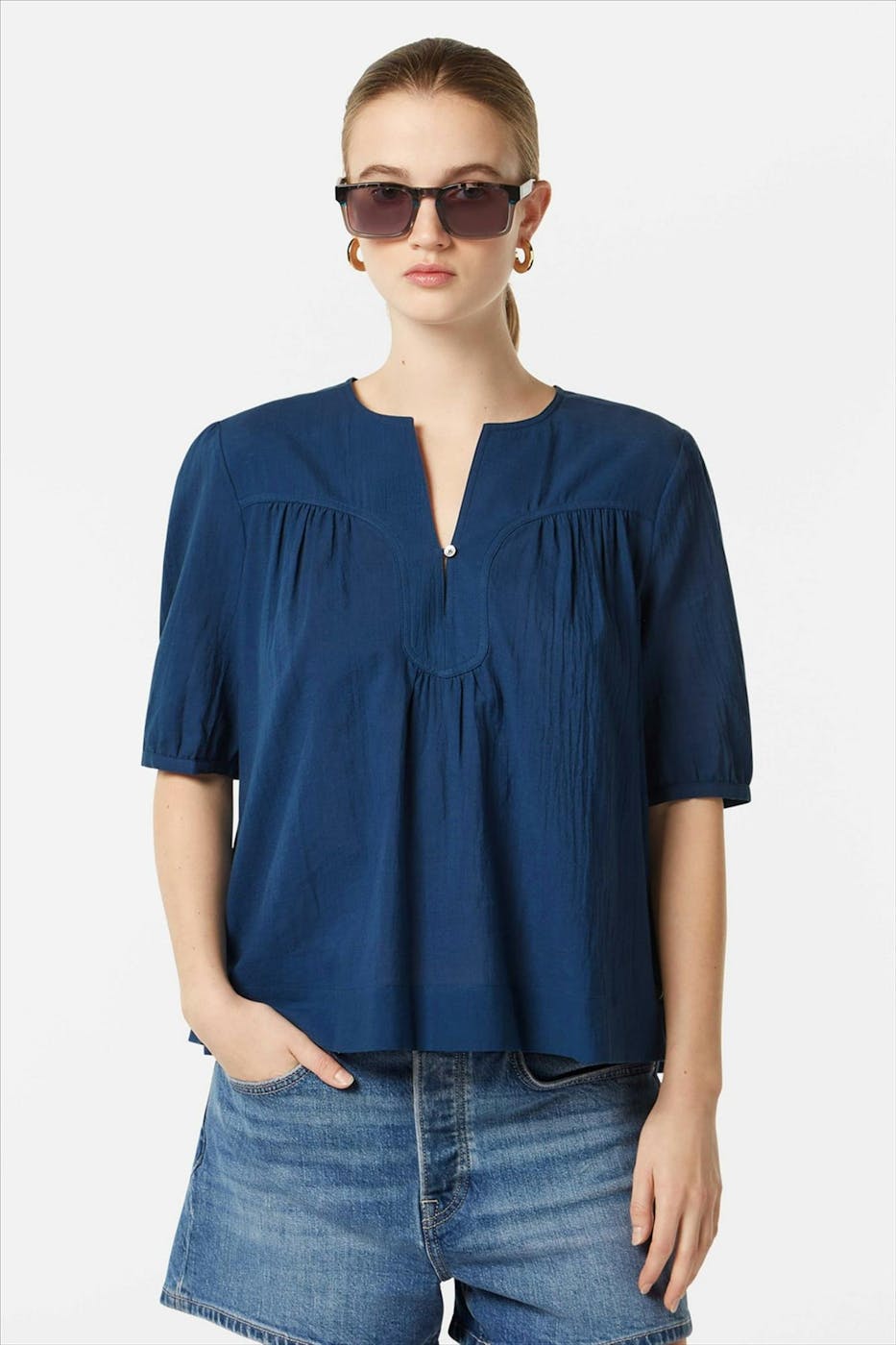 Scotch & Soda - Donkerblauwe blouse