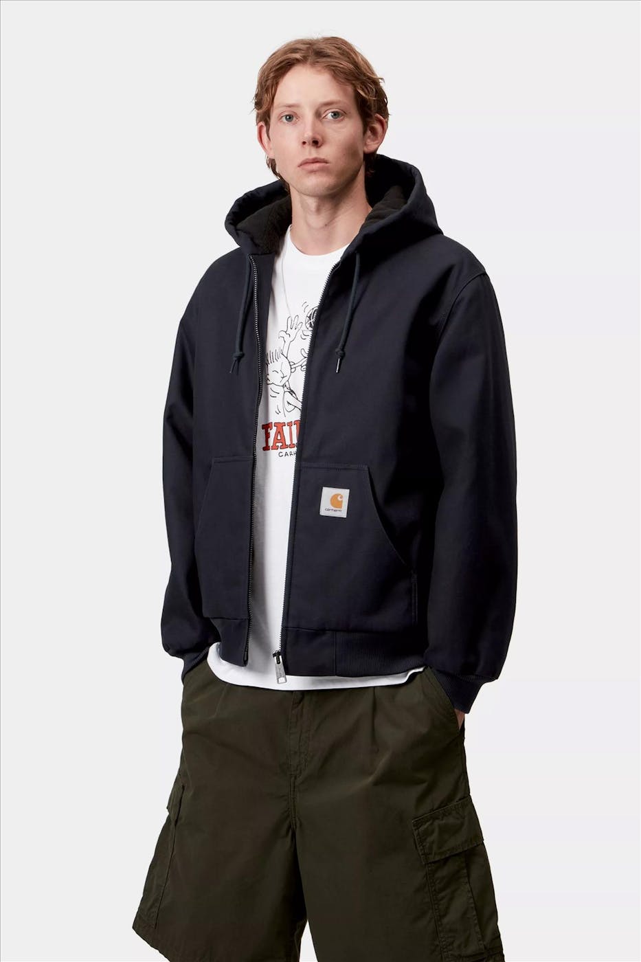 Carhartt WIP - Donkerblauwe Active jas