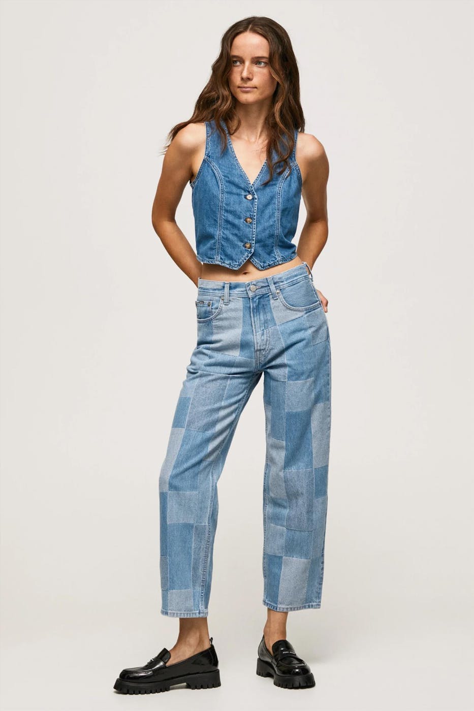 Pepe Jeans London - Lichtblauwe Dover Weave jeans