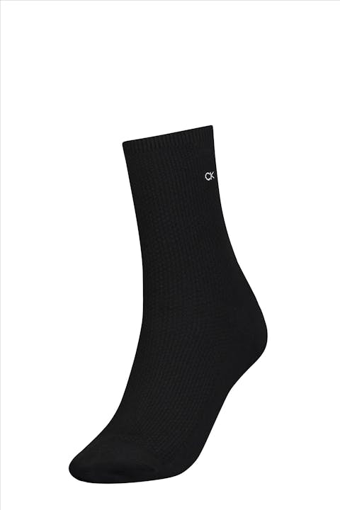 Calvin Klein - Zwarte Reliëf sokken, one size