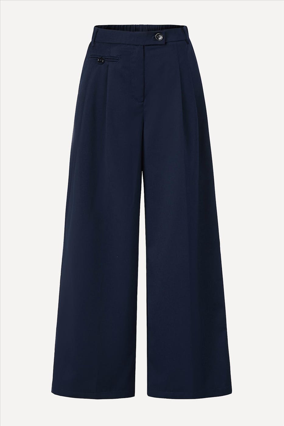 FRNCH - Donkerblauwe Hibiscus broek