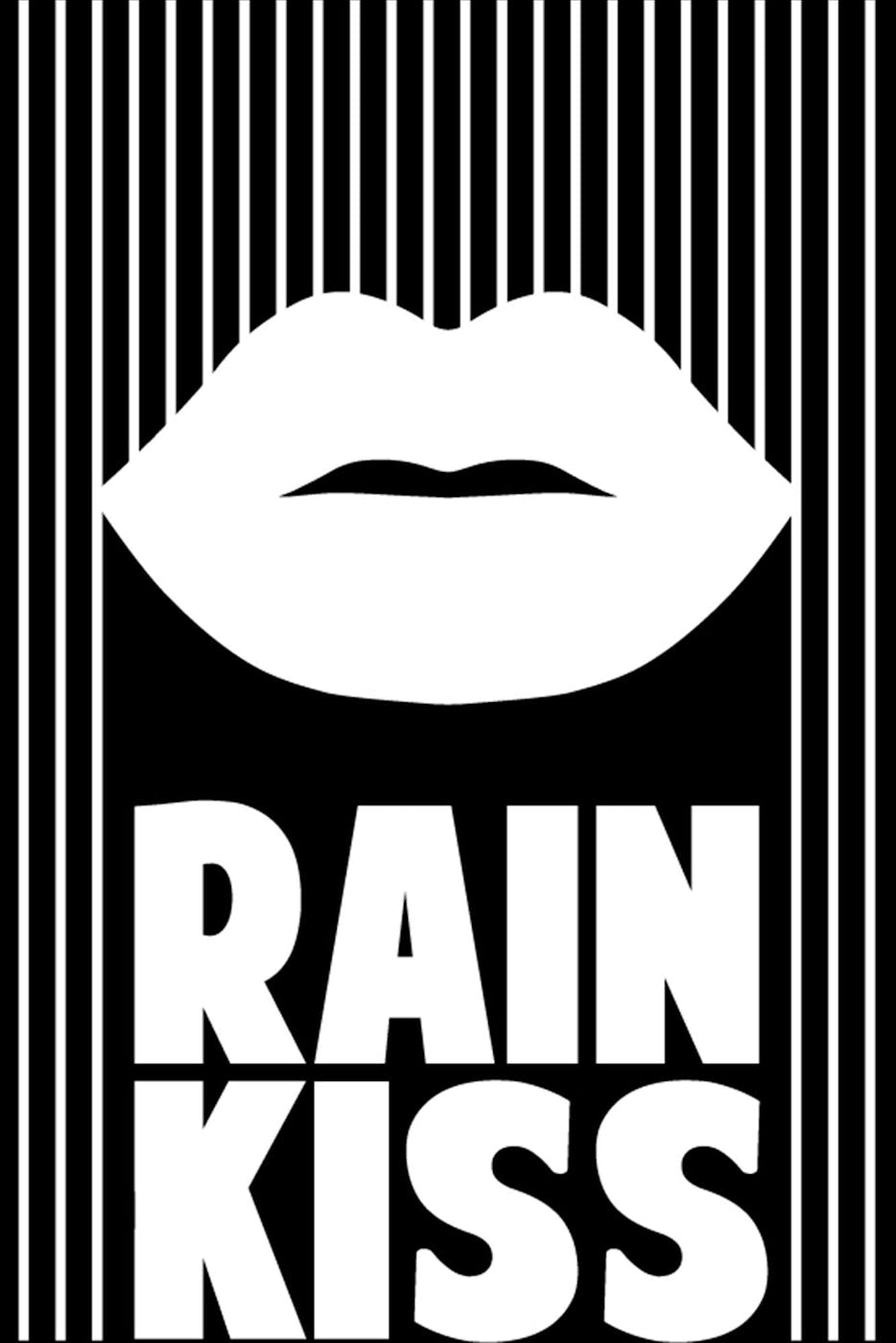 RainKiss - Zwarte Classic Smile regenponcho
