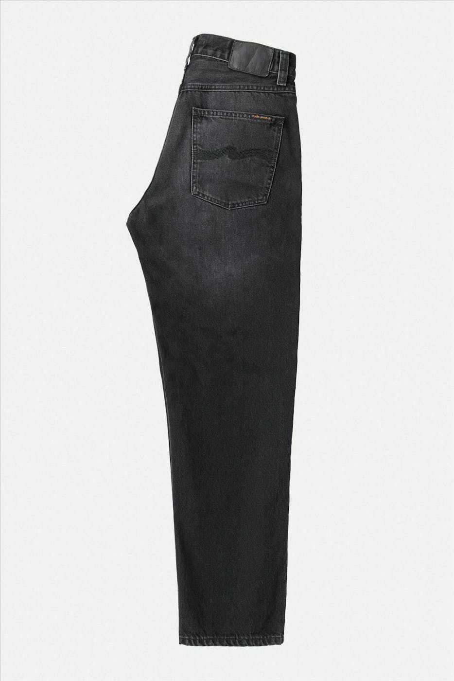 Nudie Jeans Co. - Zwarte Rad Rufus Straight jeans