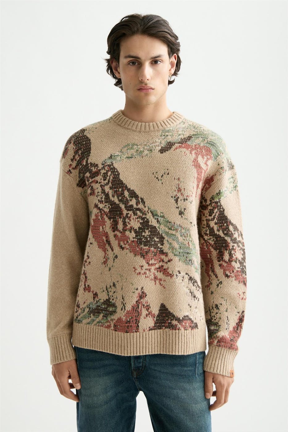 Scotch & Soda - Beige Mountain trui