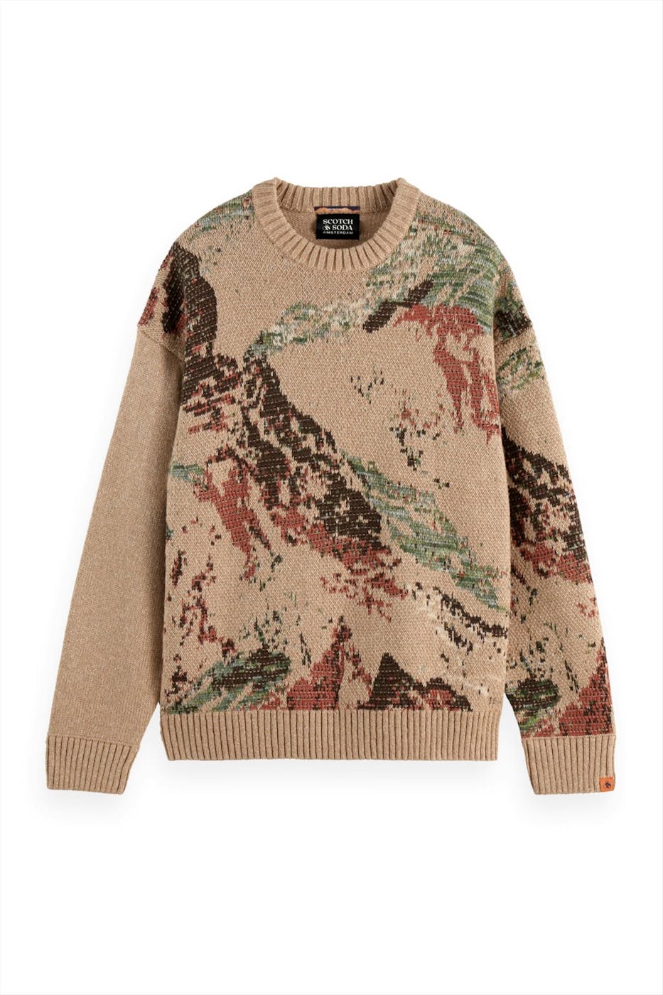 Scotch & Soda - Beige Mountain trui