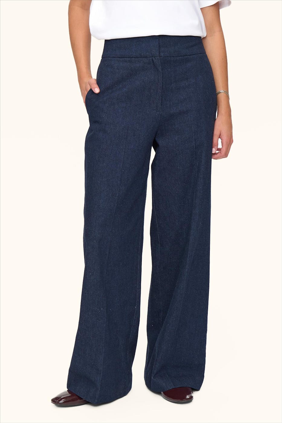 Nümph - Donkerblauwe Nubussy Denim jeans