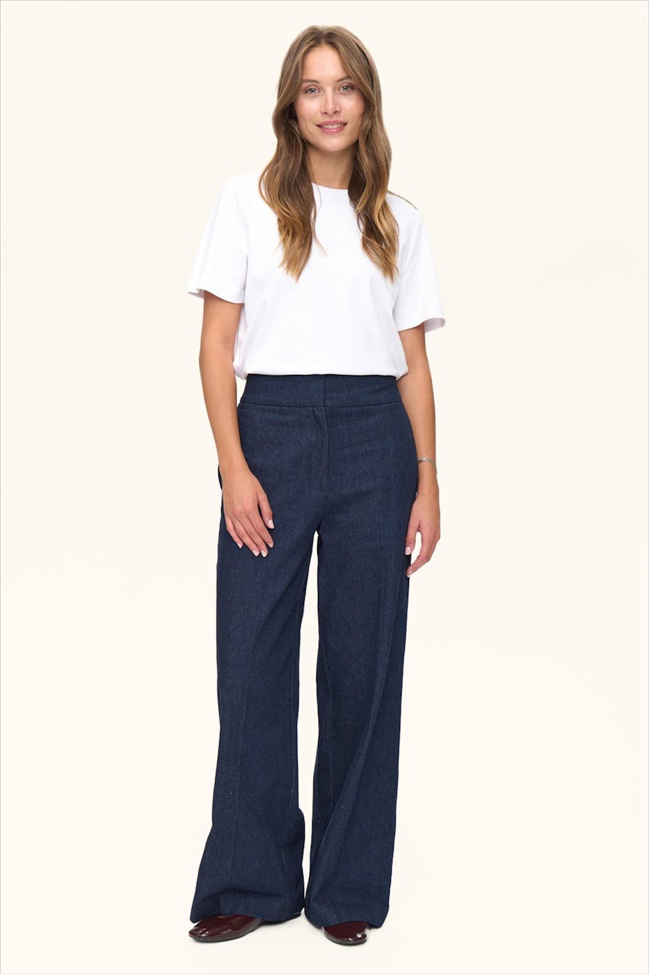 Nümph - Donkerblauwe Nubussy Denim jeans