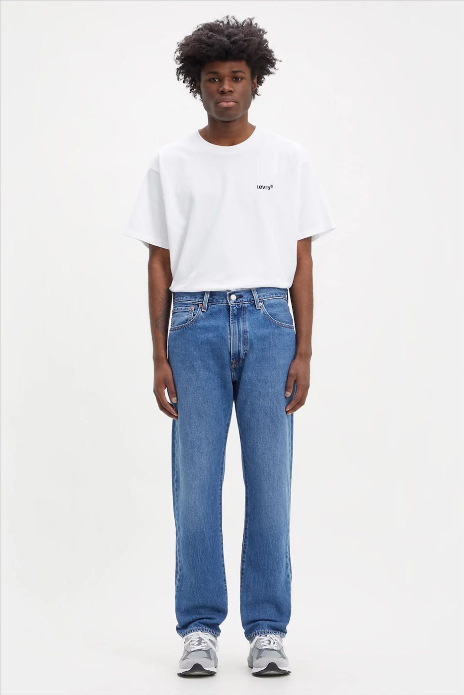 Levi's - Blauwe 551 straight jeans