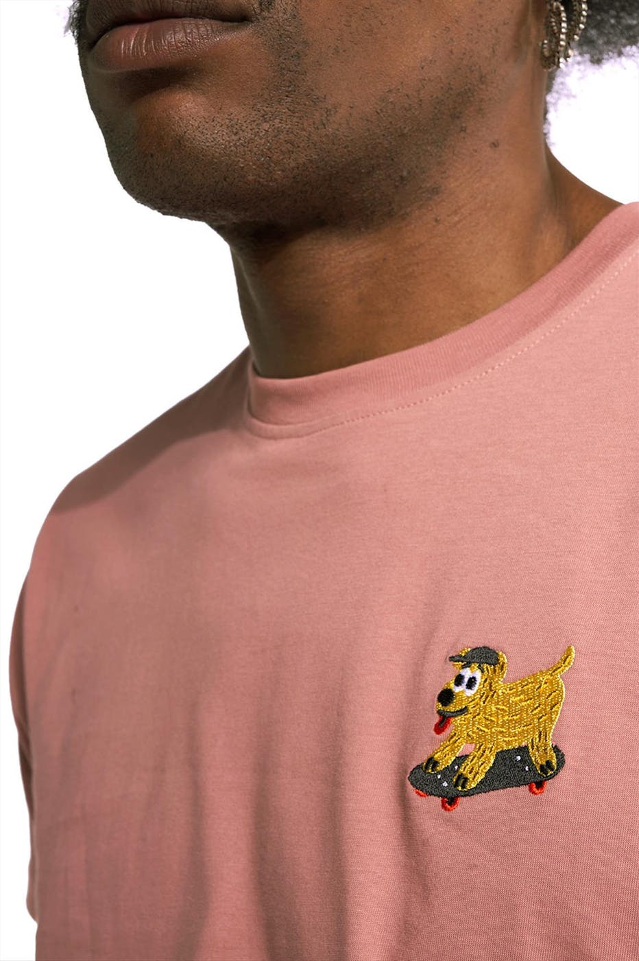 OLOW - Donkerroze Doggy Dog T-shirt