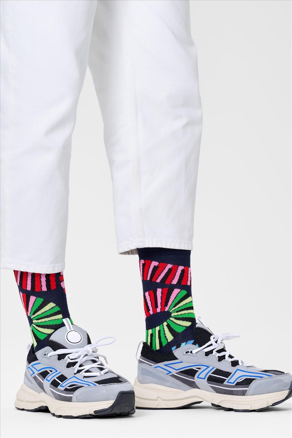 Happy Socks - Zwarte Elton John Piano sokken, maat: 41-46
