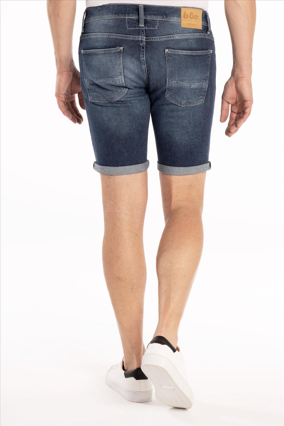 Lee Cooper - Blauwe Tim 5-pocket jeansshort