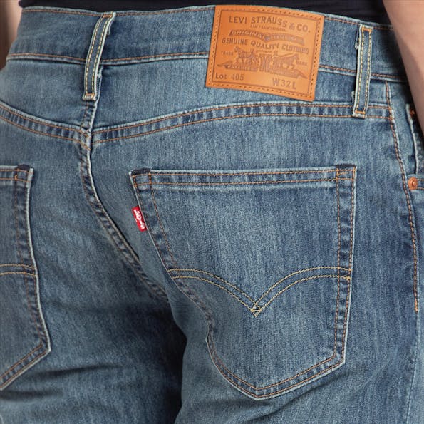 Levi's - Blauwe 405 Standard jeansshort