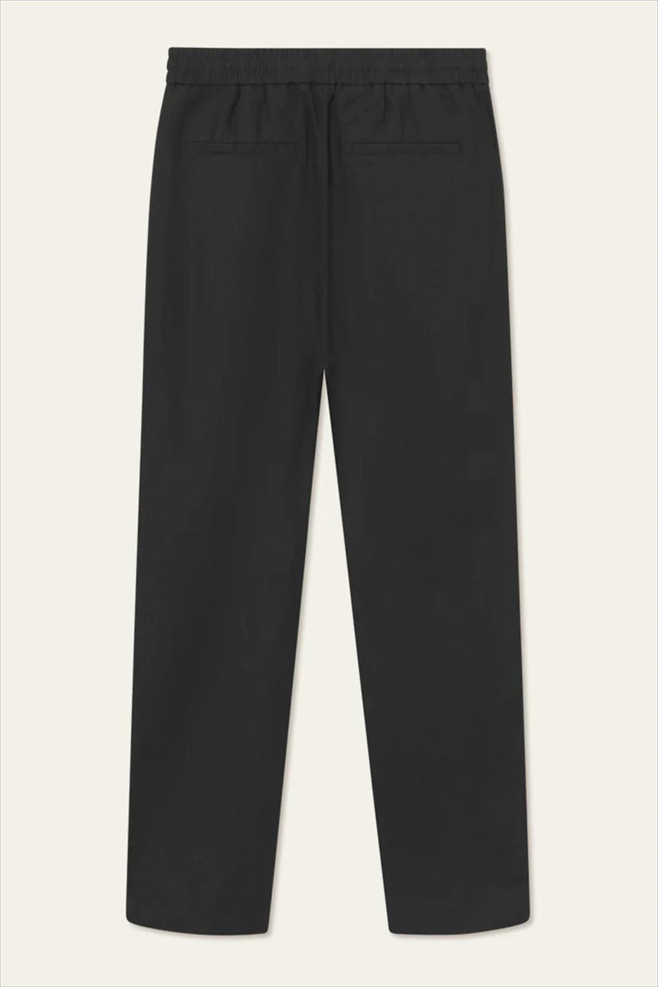 LES DEUX - Zwarte Patrick Linen broek