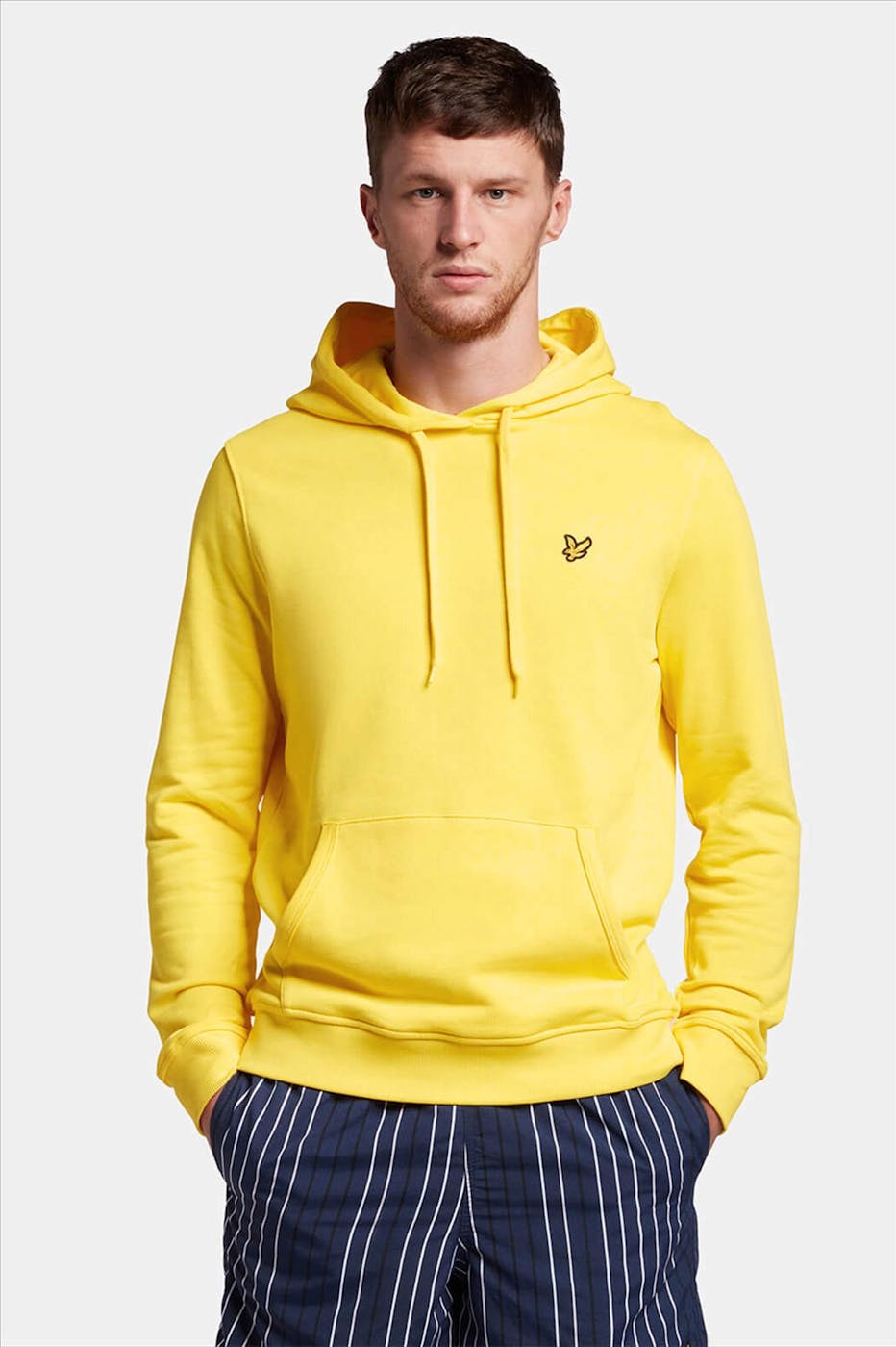 Lyle & Scott - Gele Pigment Dye hoodie