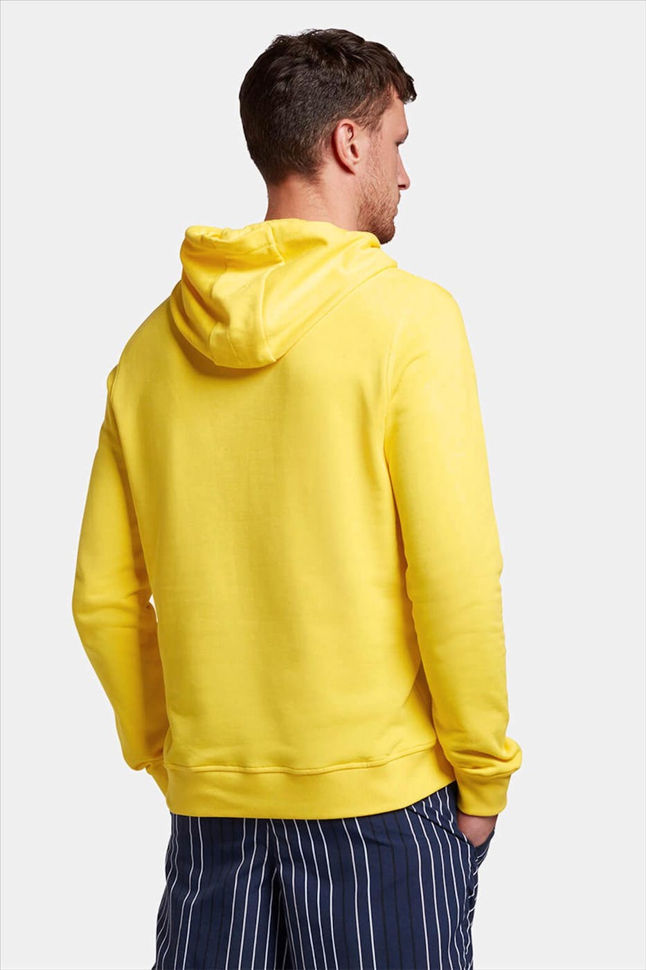 Lyle & Scott - Gele Pigment Dye hoodie