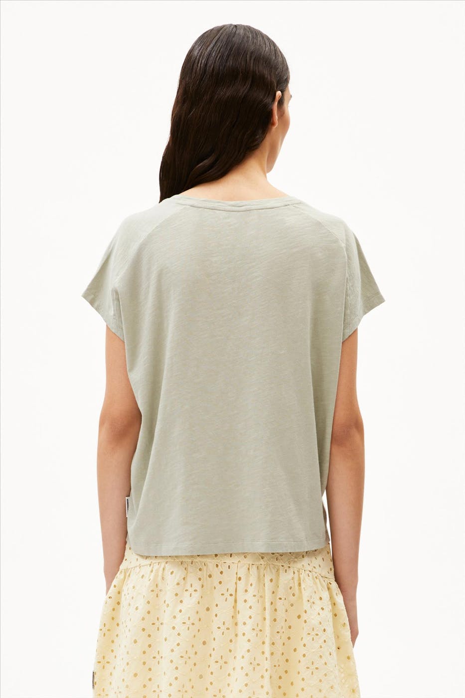 Armed Angels - Zeegroene Oneliaa T-shirt