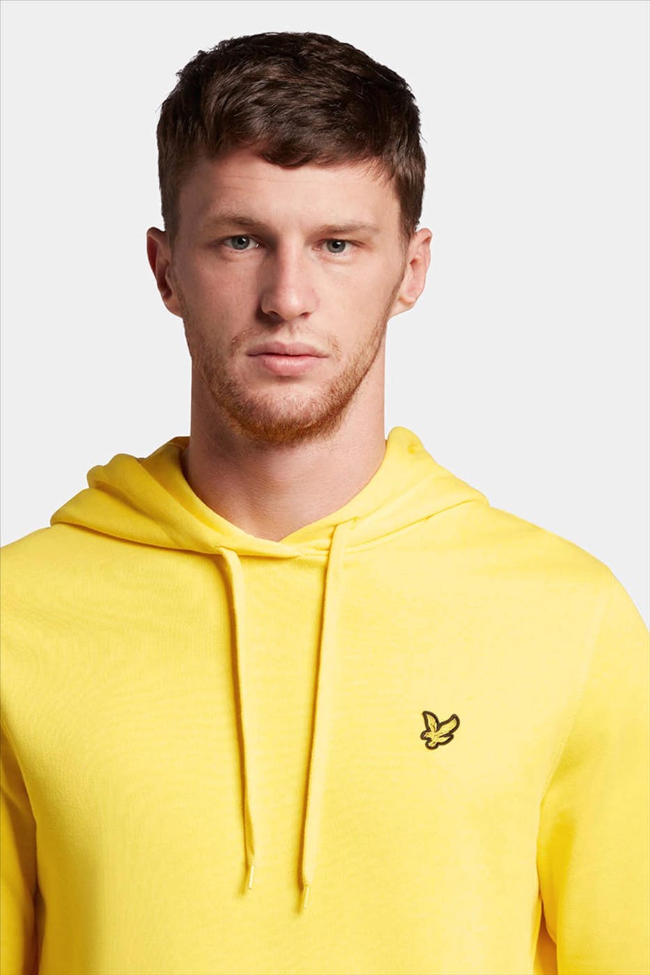 Lyle & Scott - Gele Pigment Dye hoodie