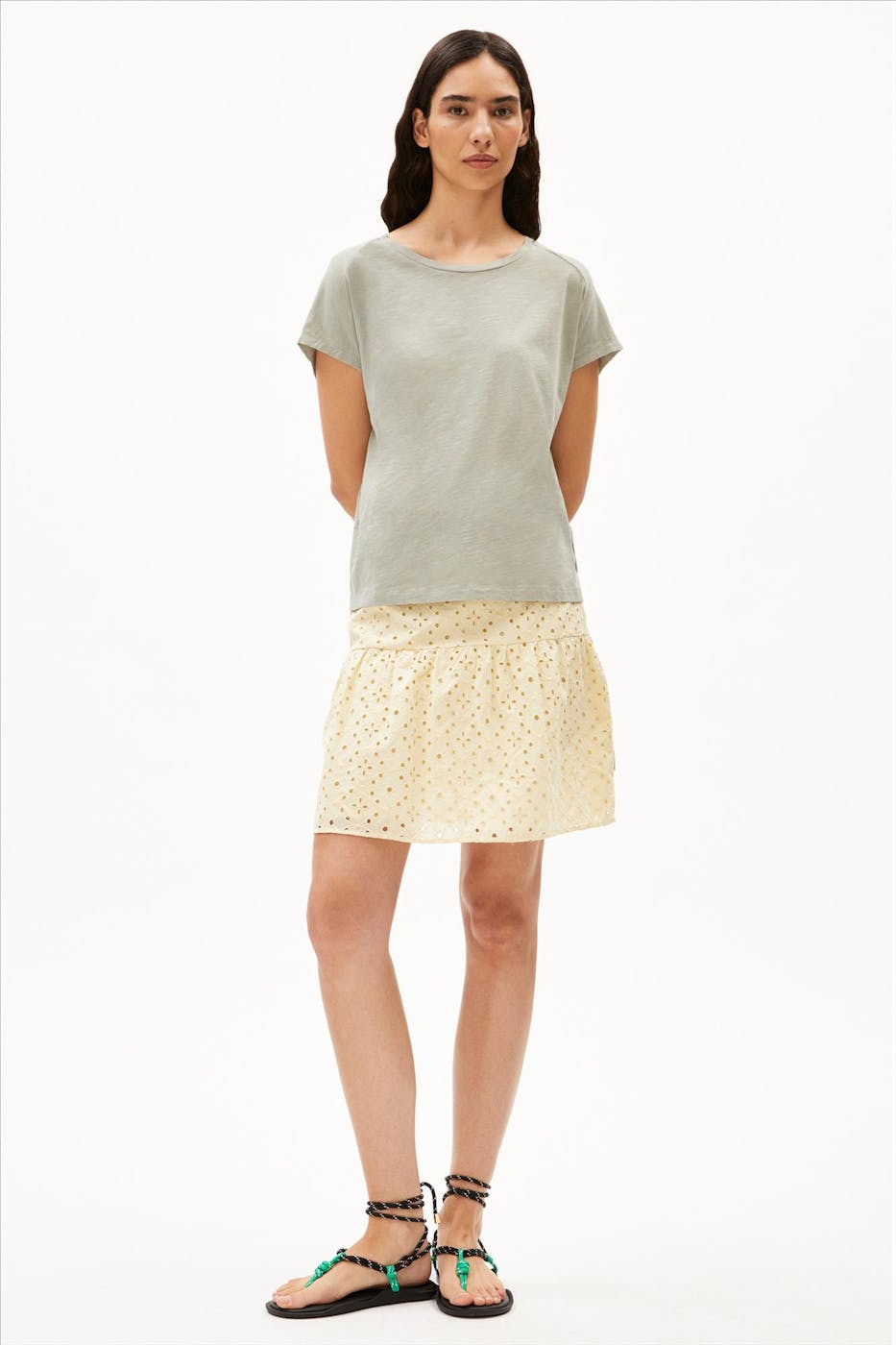Armed Angels - Zeegroene Oneliaa T-shirt