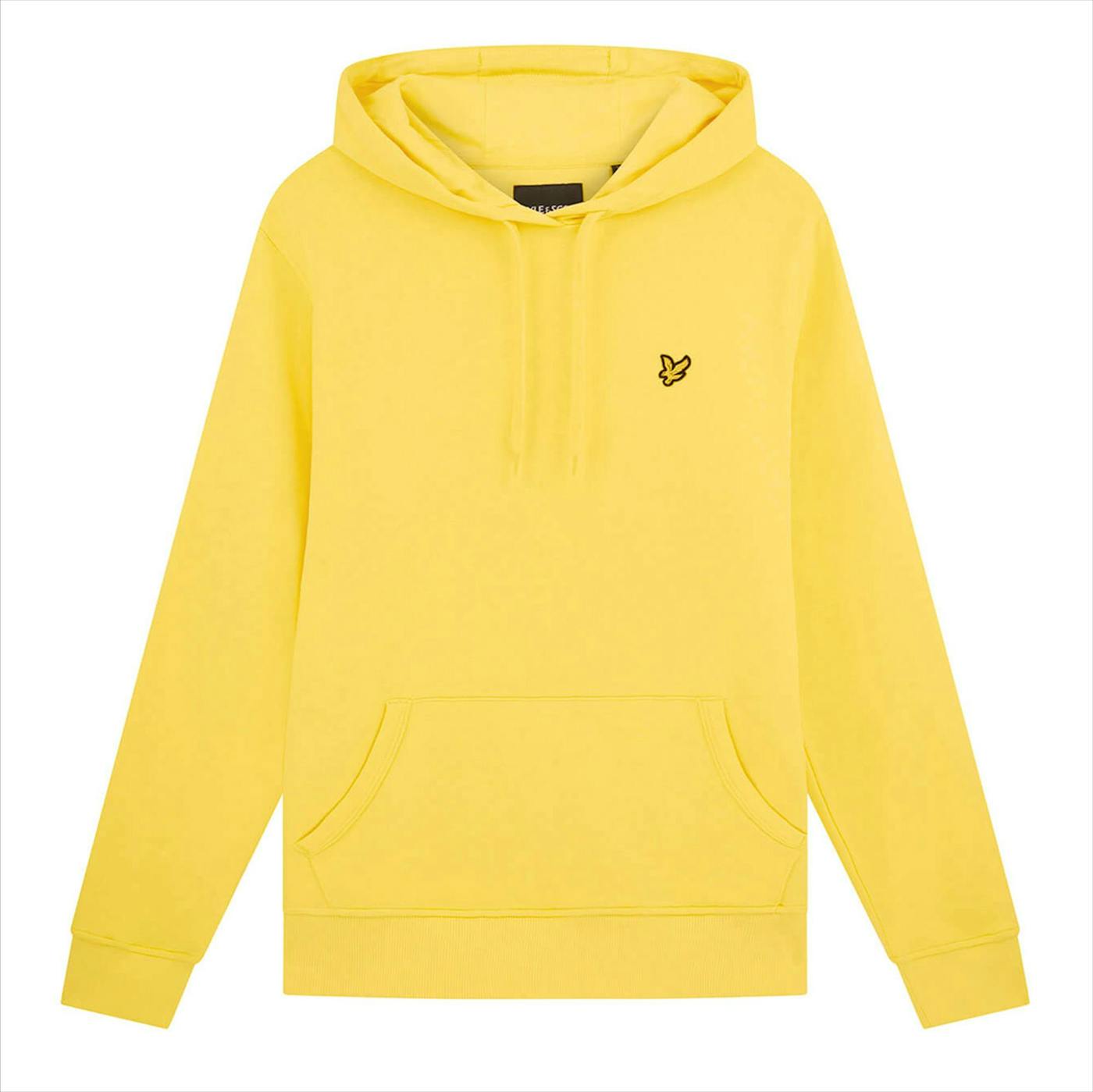 Lyle & Scott - Gele Pigment Dye hoodie