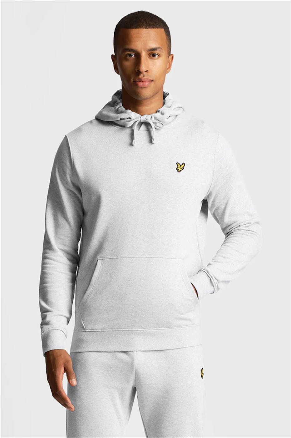Lyle & Scott - Lichtgrijze hoodie