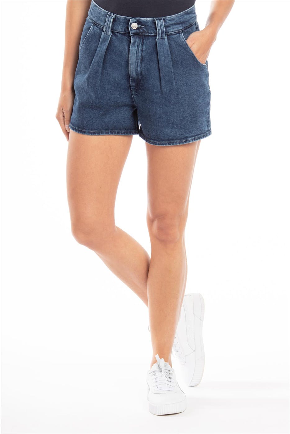 Lee Cooper - Donkerblauwe Jaika jeansshort