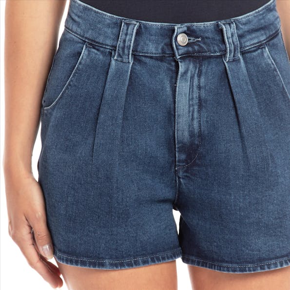 Lee Cooper - Donkerblauwe Jaika jeansshort