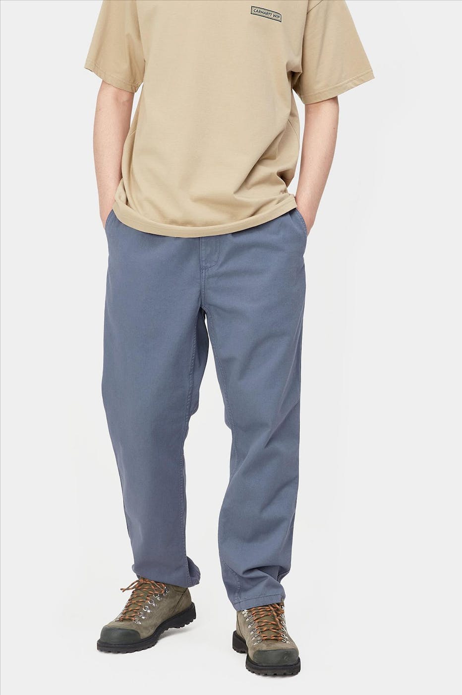 Carhartt WIP - Blauwe Flint pant