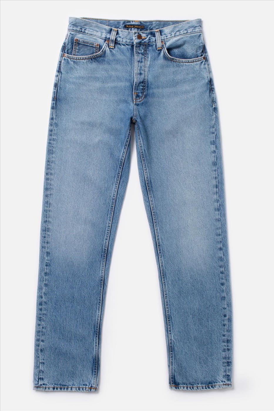 Nudie Jeans Co. - Middenblauwe Rad Rufus Straight jeans