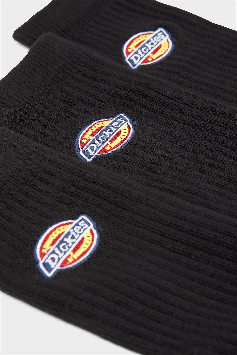 Dickies - Zwarte Valley Grove 3-pack sokken, maat: 43-46