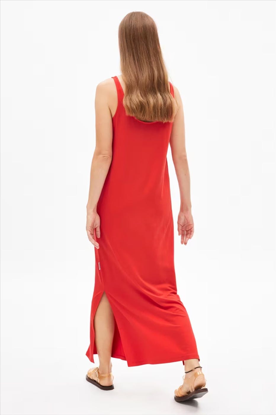 Armed Angels - Rode Maeliaa Solid jurk