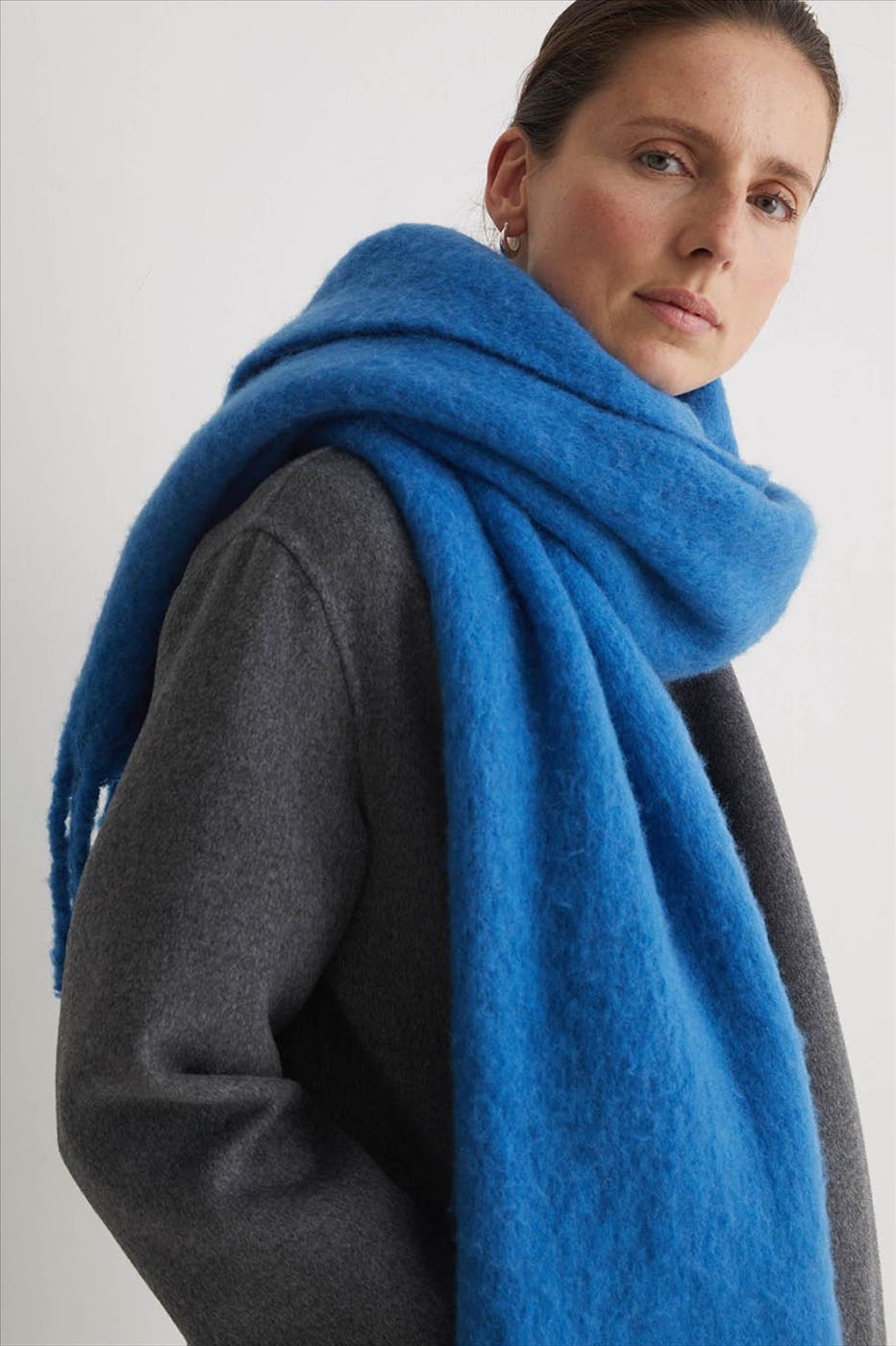 YERSE - Blauwe Unisof sjaal