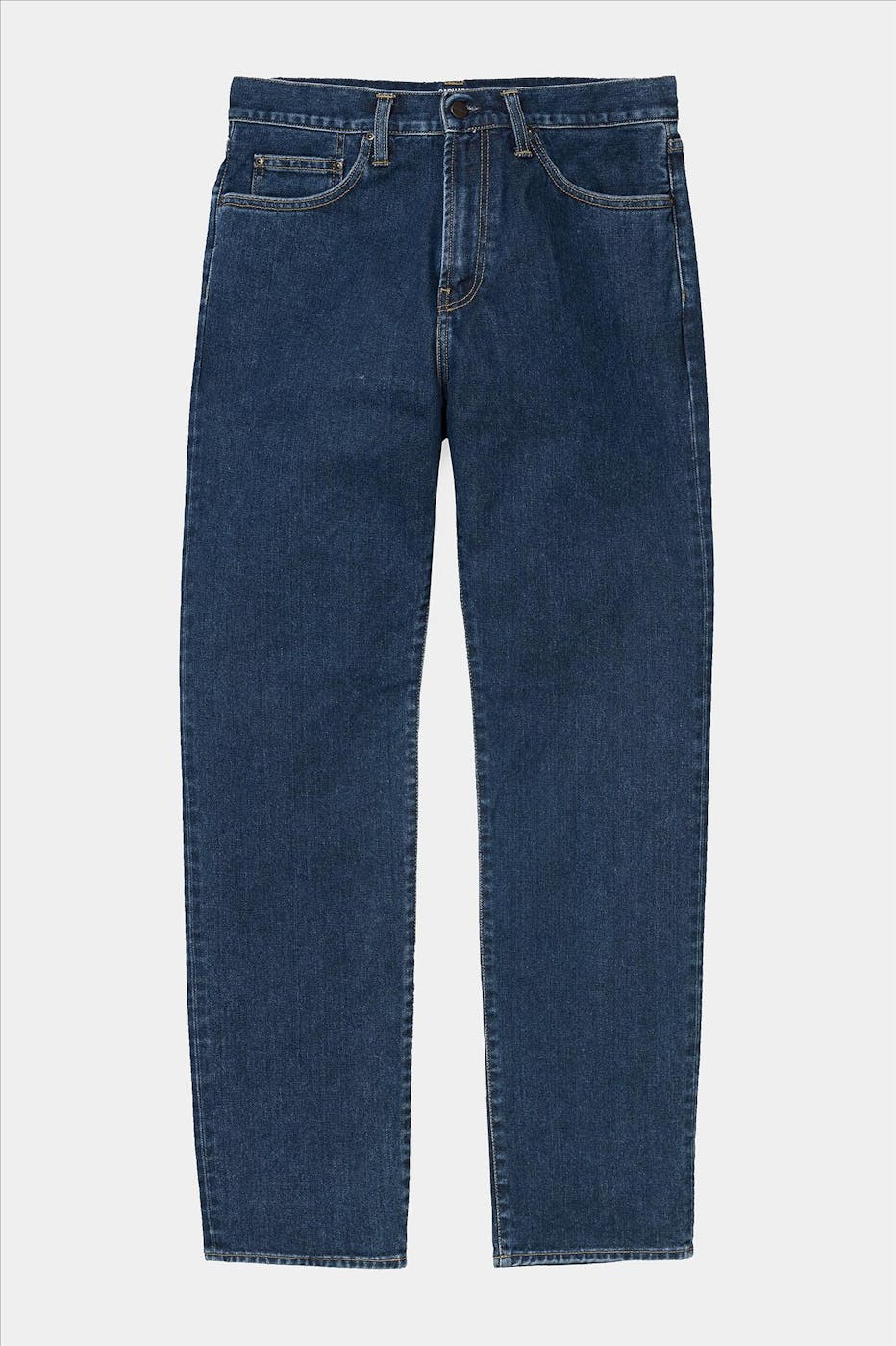 Carhartt WIP - Donkerblauwe Pontiac straight jeans
