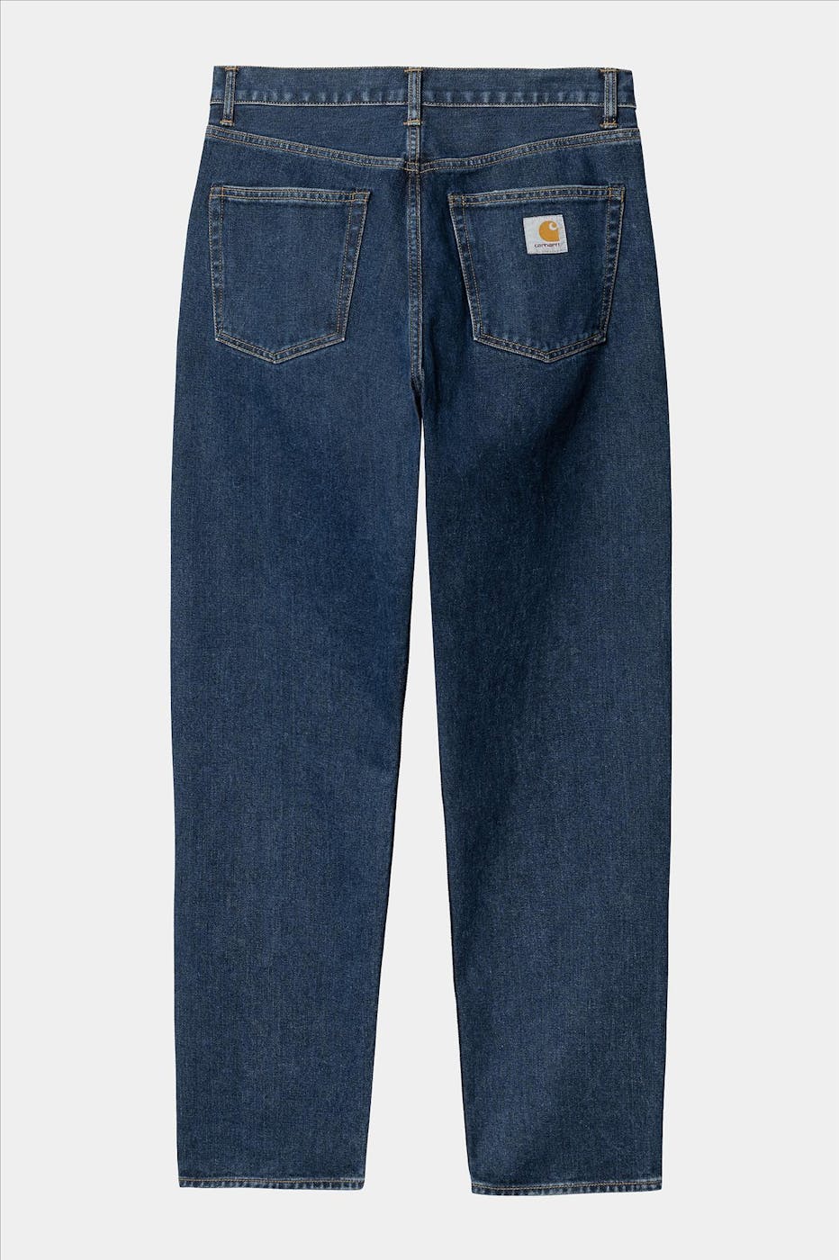 Carhartt WIP - Donkerblauwe Pontiac straight jeans