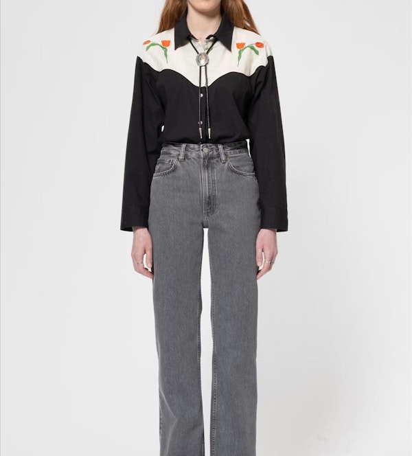 Nudie Jeans Co. - Grijze Clean Eileen jeans