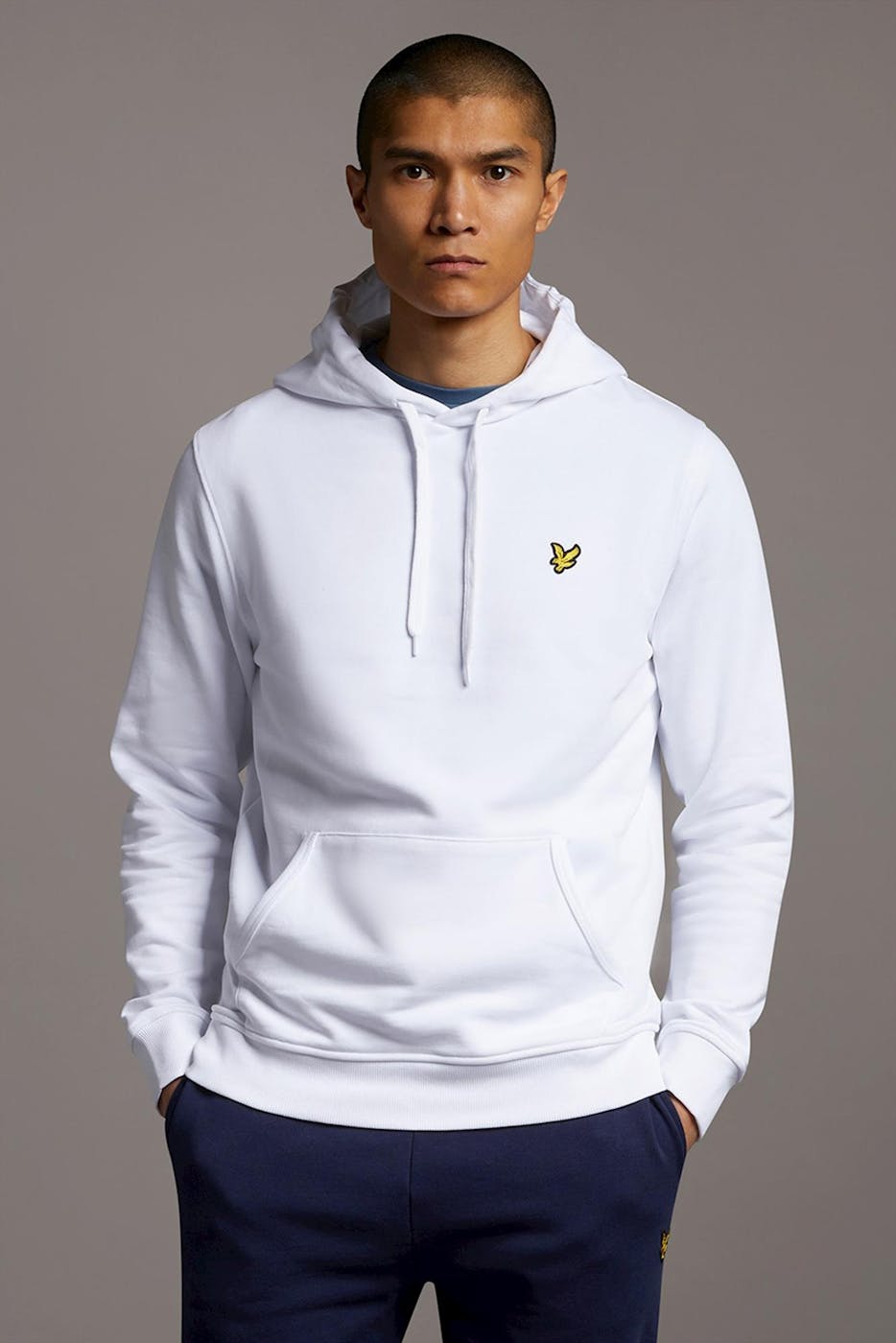 Lyle & Scott - Witte Pullover hoodie