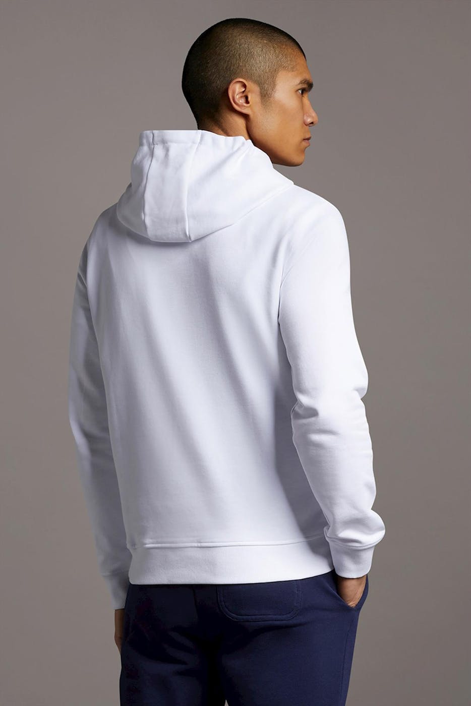 Lyle & Scott - Witte Pullover hoodie